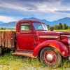 Red Rusty Truck paint by numbers