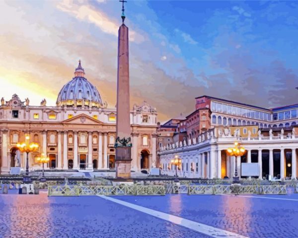Sistine Chapel paint by numbers