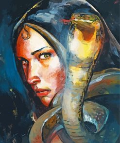 Snakewoman Art paint by numbers