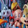 Space Jam Animation Characters paint by numbers