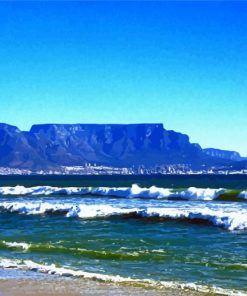 Tafelberg Seascape paint by numbers