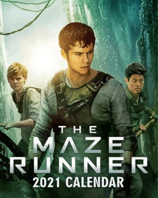 The Maze Runner Poster paint by numbers