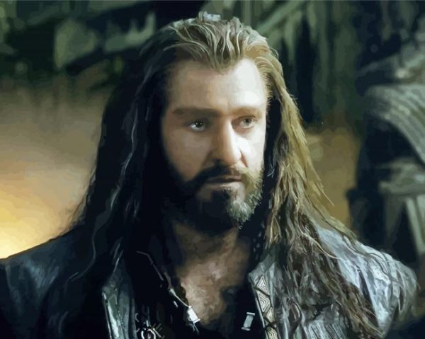 Thorin Oakenshield paint by numbers