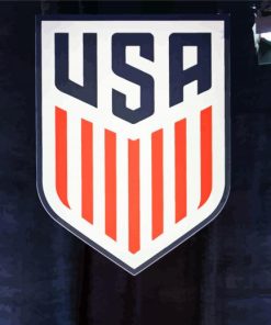 Uswnt Us Soccer Broll Logo paint by numbers