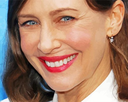 Vera Farmiga Smiling paint by numbers