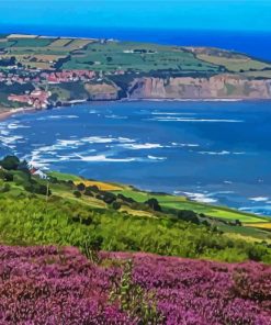 Whitby Seascape paint by numbers