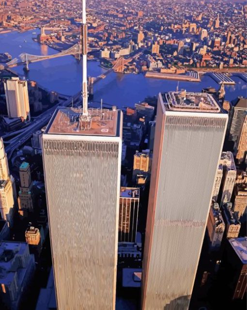 World Trade Center paint by numbers