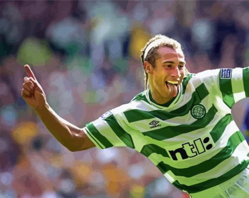 Young Henrik Larsson paint by numbers