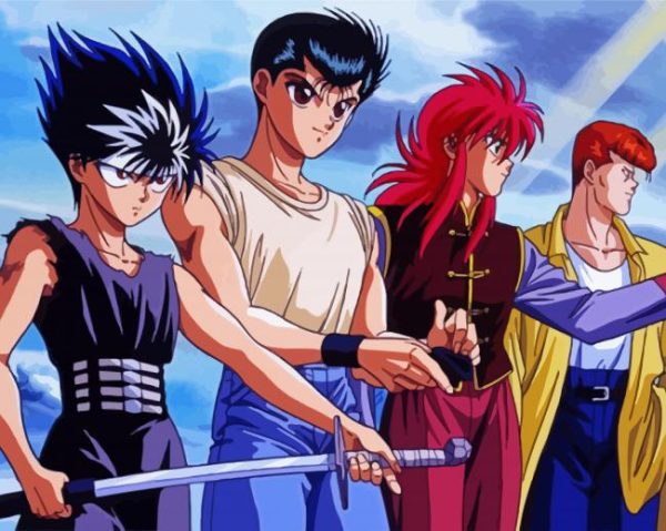 Yu Yu Hakusho Manga Anime paint by numbers