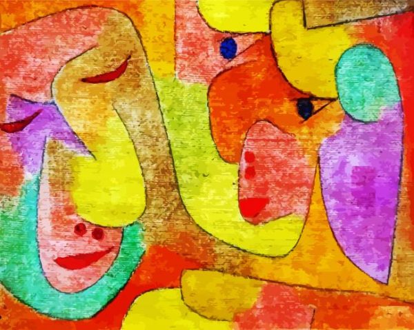 Abstract Married Couple paint by number