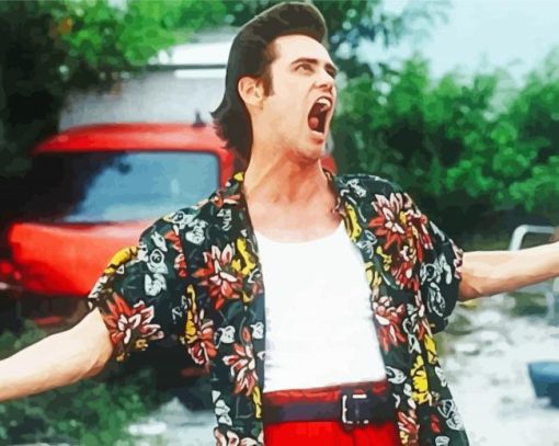 Ace Ventura Movie Character paint by number