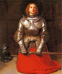 Aesthetic Joan Of Arc paint by number