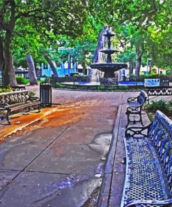 Alabama Bienville Square paint by number