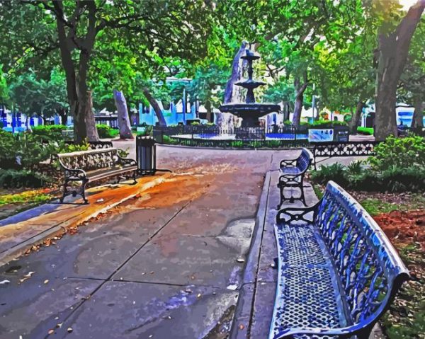 Alabama Bienville Square paint by number