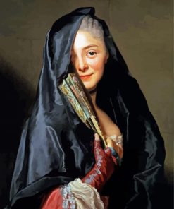 Alexander Roslin The Lady With The Veil paint by number