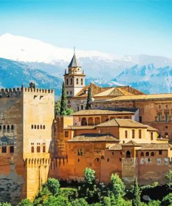 Alhambra Andalucia paint by number