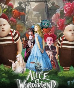 Alice In Wonderland Movie Poster paint by number