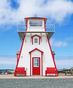 Arisaig Scotland Lighthouse paint by number