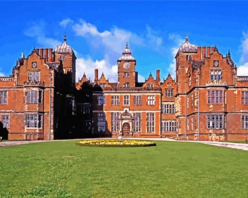 Aston Hall Birmingham City paint by number