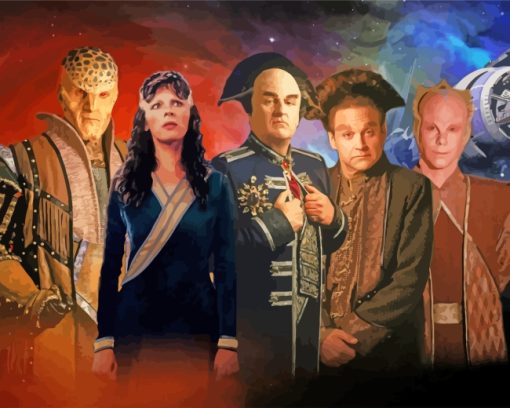 Babylon 5 Characters paint by number