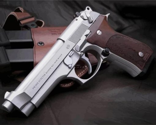 Beretta 92FS Gun paint by number