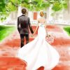 Bride And Groom Art paint by number