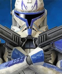 Captain Rex paint by number