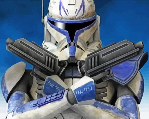 Captain Rex paint by number