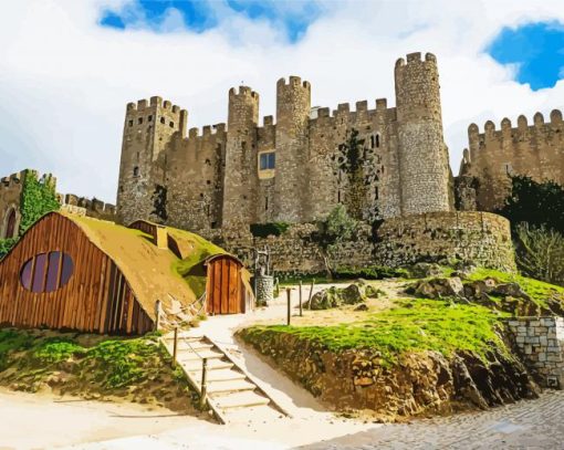 Castelo De Obidos paint by number