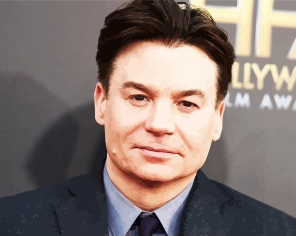Classy Mike Myers paint by number