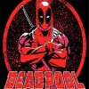 Deadpool Logo Art paint by number