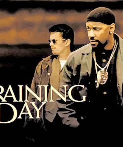 Denzel Washington Training Day Poster paint by number