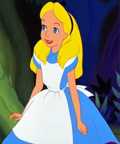 Disney Alice paint by number