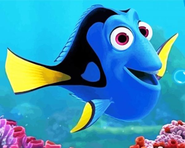 Dory Fish paint by number