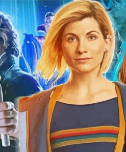 Dr Who Characters paint by number