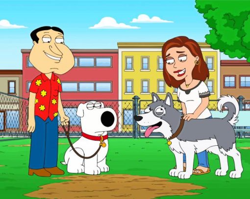 Family Guy Sitcom paint by number