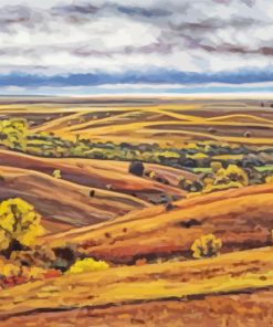 Flint Hills Art paint by number