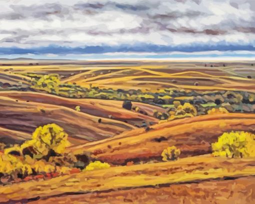 Flint Hills Art paint by number