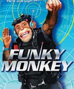 Funky Monkey Movie Poster paint by number