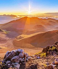 Haleakala At Sunset paint by number