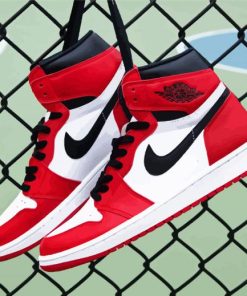 Jordan 1 Nike Sneakers paint by number