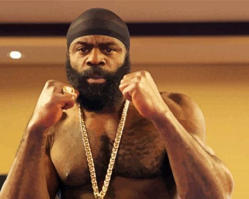 Kimbo Slice Boxer paint by number