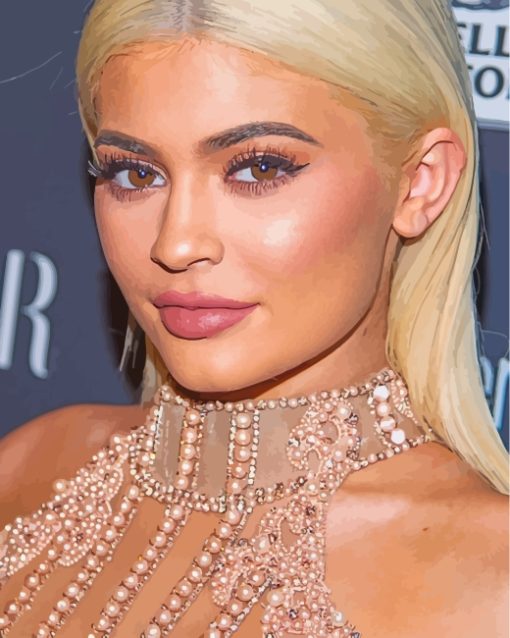 Kylie Jenner Model paint by number