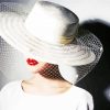 Lady In White Hat paint by number