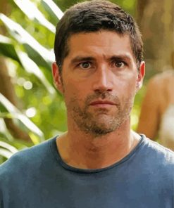 Matthew Fox Lost paint by number