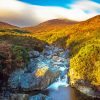 Mourne Mountains Waterfall paint by number