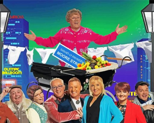 Mrs Browns Boys Poster paint by number