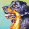 Pastel Dog Animal paint by number