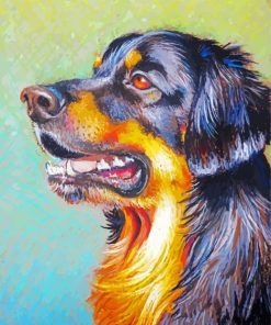 Pastel Dog Animal paint by number