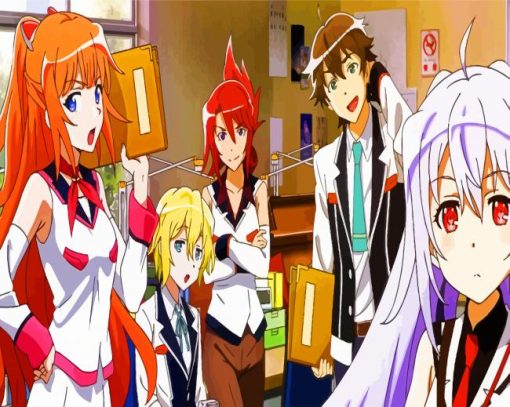 Plastic Memories Characters paint by number